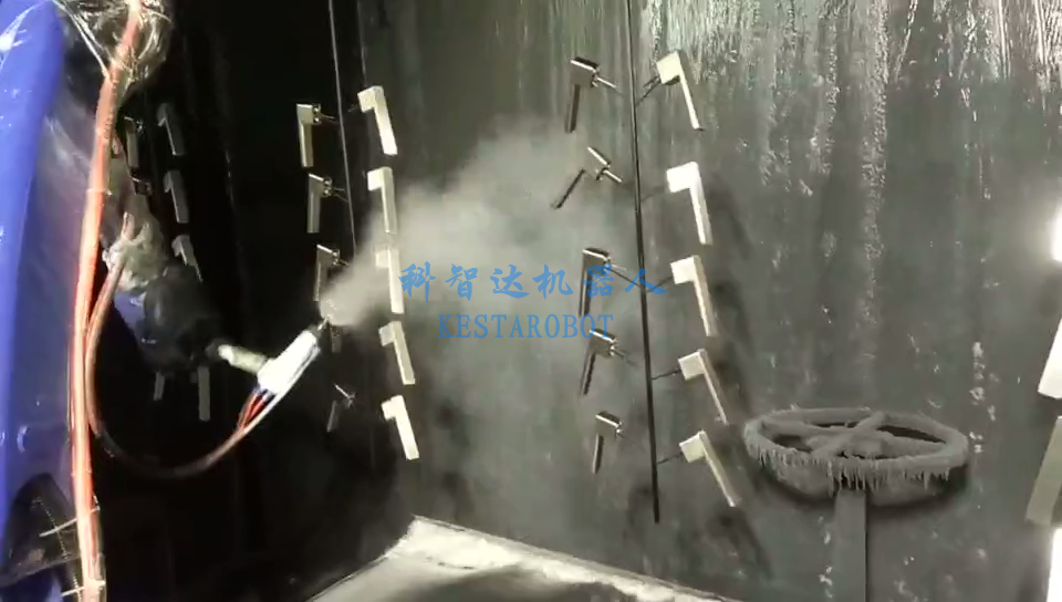門把手噴漆機(jī)器人(圖2) 門把手噴漆機(jī)器人(圖2)